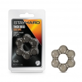 Дымчатое эрекционное кольцо Stay Hard Thick Bead Cock Ring - Blush Novelties - в Шахтах купить с доставкой