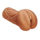 Кофейный мастурбатор-вагина Dumpling - Lola Games - в Шахтах купить с доставкой
