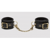 Черные наручники Bound to You Faux Leather Wrist Cuffs - Fifty Shades of Grey - купить с доставкой в Шахтах
