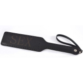 Черная гладкая шлепалка SEX - 35 см. - Sitabella - купить с доставкой в Шахтах