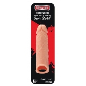 Телесная насадка EXTENDER WITH BALL STRAP 6.5 - 17 см. - Dream Toys - в Шахтах купить с доставкой
