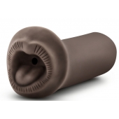 Коричневый мастурбатор-ротик Naughty Nicole - Blush Novelties - в Шахтах купить с доставкой