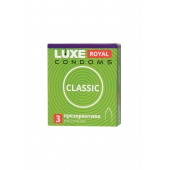 Гладкие презервативы LUXE Royal Classic - 3 шт. - Luxe - купить с доставкой в Шахтах