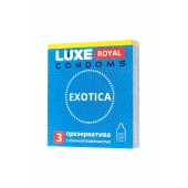 Текстурированные презервативы LUXE Royal Exotica - 3 шт. - Luxe - купить с доставкой в Шахтах