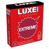 Текстурированные презервативы LUXE Royal Extreme - 3 шт. - Luxe - купить с доставкой в Шахтах