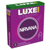 Презервативы с увеличенным количеством смазки LUXE Royal Nirvana - 3 шт. - Luxe - купить с доставкой в Шахтах