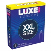Презервативы увеличенного размера LUXE Royal XXL Size - 3 шт. - Luxe - купить с доставкой в Шахтах