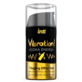 Жидкий интимный гель с эффектом вибрации Vibration! Vodka Energy - 15 мл. - INTT - купить с доставкой в Шахтах