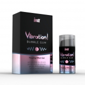 Жидкий интимный гель с эффектом вибрации Vibration! Bubble Gum - 15 мл. - INTT - купить с доставкой в Шахтах