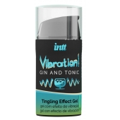 Жидкий интимный гель с эффектом вибрации Vibration! Gin   Tonic - 15 мл. - INTT - купить с доставкой в Шахтах
