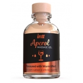 Массажный гель с согревающим эффектом Aperol - 30 мл. - INTT - купить с доставкой в Шахтах