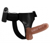 Страпон на трусиках с вибрацией Ultra Passionate Harness - 16 см. - Baile - купить с доставкой в Шахтах