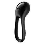 Черное эрекционное виброкольцо Majestic Duo - Satisfyer - в Шахтах купить с доставкой