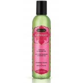 Массажное масло Naturals Strawberry Dreams с ароматом клубники - 236 мл. - Kama Sutra - купить с доставкой в Шахтах