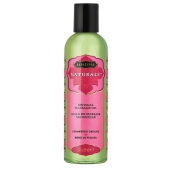 Массажное масло Naturals Strawberry Dreams с ароматом клубники - 59 мл. - Kama Sutra - купить с доставкой в Шахтах