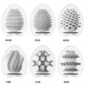 Набор из 6 мастурбаторов Tenga EGG IV с различным рельефом - Tenga - в Шахтах купить с доставкой