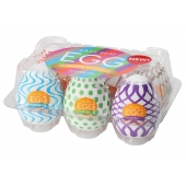 Набор из 6 мастурбаторов Tenga EGG IV с различным рельефом - Tenga - в Шахтах купить с доставкой
