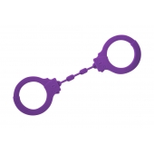 Фиолетовые силиконовые поножи Limitation - Lola Games - купить с доставкой в Шахтах