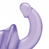Фиолетовый безремневой страпон Strapless Strap-On - Lux Fetish - купить с доставкой в Шахтах