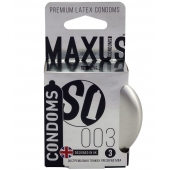 Экстремально тонкие презервативы в железном кейсе MAXUS Extreme Thin - 3 шт. - Maxus - купить с доставкой в Шахтах