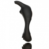Черное эрекционное кольцо с двумя моторами Zeus Dual Vibe Cock Ring - FeelzToys - в Шахтах купить с доставкой