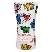 Мастурбатор-туба Keith Haring Soft Tube CUP - Tenga - в Шахтах купить с доставкой