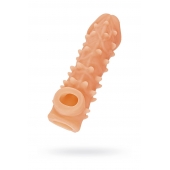 Телесная закрытая насадка с пупырышками Cock Sleeve Size M - 15,6 см. - KOKOS - в Шахтах купить с доставкой