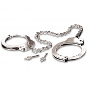 Металлические наручники Metal Leg Cuffs - Pipedream - купить с доставкой в Шахтах