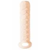 Телесный фаллоудлинитель Homme Long - 13,5 см. - Lola Games - в Шахтах купить с доставкой
