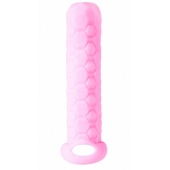 Розовый фаллоудлинитель Homme Long - 13,5 см. - Lola Games - в Шахтах купить с доставкой