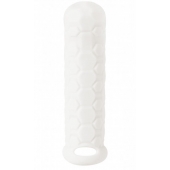 Белый фаллоудлинитель Homme Long - 15,5 см. - Lola Games - в Шахтах купить с доставкой