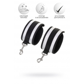 Серебристо-черные наручники Anonymo - ToyFa - купить с доставкой в Шахтах