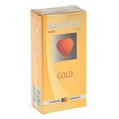Презервативы Masculan Ultra Gold с золотым напылением и ароматом ванили - 10 шт. - Masculan - купить с доставкой в Шахтах