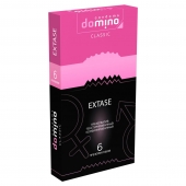 Презервативы с точками и рёбрышками DOMINO Classic Extase - 6 шт. - Domino - купить с доставкой в Шахтах