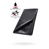 Черная простыня для секса из ПВХ - 220 х 200 см. - ToyFa - купить с доставкой в Шахтах