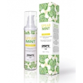 Разогревающее массажное масло Gourmet Spearmint Organic с органическими ингредиентами - 50 мл. - Exsens - купить с доставкой в Шахтах