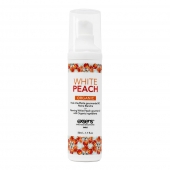 Разогревающее массажное масло Gourmet White Peach Organic с органическими ингредиентами - 50 мл. - Exsens - купить с доставкой в Шахтах