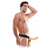 Полый страпон 8  Hollow Strap-On телесного цвета - 19 см. - Pipedream - купить с доставкой в Шахтах
