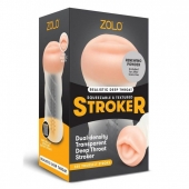 Мастурбатор-ротик ZOLO DEEP THROAT - Zolo - в Шахтах купить с доставкой