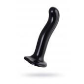 Черный стимулятор для пар P G-Spot Dildo Size L - 19 см. - Strap-on-me - в Шахтах купить с доставкой