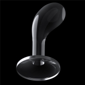 Прозрачный стимулятор простаты Flawless Clear Prostate Plug - 15 см. - Lovetoy - в Шахтах купить с доставкой