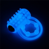 Голубое, светящееся в темноте виброкольцо Lumino Play Vibrating Penis Ring - Lovetoy - в Шахтах купить с доставкой