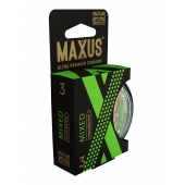 Презервативы в пластиковом кейсе MAXUS AIR Mixed - 3 шт. - Maxus - купить с доставкой в Шахтах