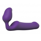 Фиолетовый безремневой страпон Queens L - Adrien Lastic - купить с доставкой в Шахтах