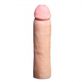 Телесная фаллическая насадка на пенис Magnum Xtender - 23 см. - Blush Novelties - в Шахтах купить с доставкой