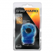 Голубое эрекционное виброкольцо Reusable 5 Function Cock Ring - Blush Novelties - в Шахтах купить с доставкой