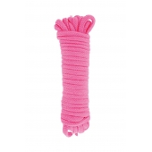 Розовая веревка для связывания Sweet Caress Rope - 10 метров - Sweet Caress - купить с доставкой в Шахтах