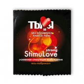 Разогревающий гель-лубрикант Stimulove Strong в одноразовой упаковке - 4 гр. - Биоритм - купить с доставкой в Шахтах