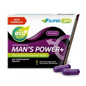 Возбуждающее средство для мужчин Mans Power plus - 10 капсул (0,35 гр.) +1 в подарок - SuperCaps - купить с доставкой в Шахтах