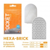 Карманный мастурбатор HEXA-BRICK - Tenga - в Шахтах купить с доставкой